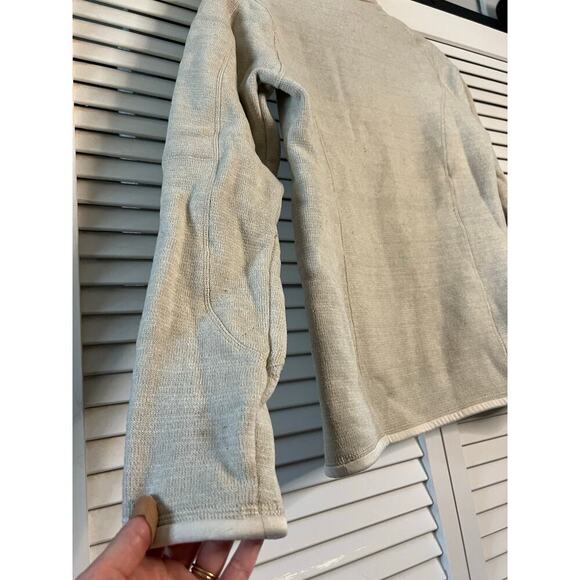 Patagonia Grey Cream Better Sweater 1/4 Zip Pullover Sz Small N - Picture 9 of 9